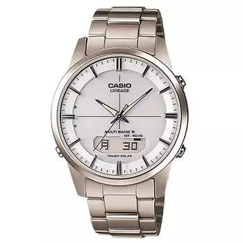 CASIO LCW M170TD 7AJF [радиочасы на солнечной батарее LINEAGE MULTIBAND6, многополосные, 6 сапфиров]