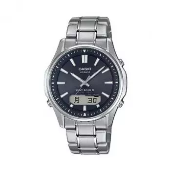 Casio Lineage Lcw M100tse 1ajf [Lineage 3h Combi Radio Solar Ti 5w Sapphire Glass Easy Band]