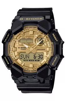 Casio Long Made with Environmentally Friendly Black G-Shock Watch, Life, Materials, GA-010GGB-1A9JF, Men s,