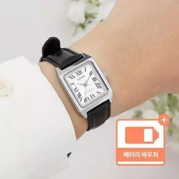 Casio LTP-V007L-7B1 Женские квадратные кожаные часы