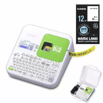 Casio Машинка для этикеток Nameland BIZ Smart Model KL-G2 Set с лентой KL-FR3 (Ширина 3,5-24 мм)