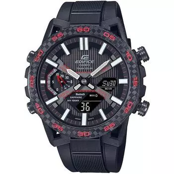 CASIO Men s EDIFICE ECB-2000YPB-1AJF [EDIFICE sospensione ECB-2000 Series] Round Watch Black