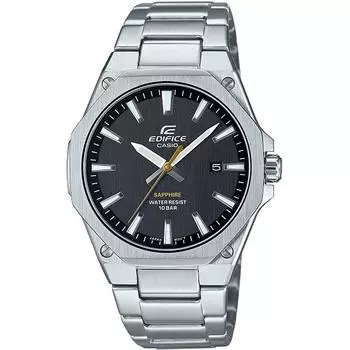 CASIO Men s EDIFICE EFR-S108DJ-1AJF [EDIFICE 3-Hand Analog Mens Metal Band] Round Watch Silver