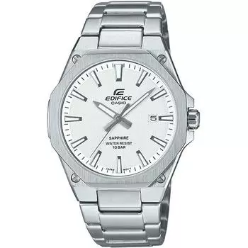 CASIO Men s EDIFICE EFR-S108DJ-7AJF [EDIFICE 3-Hand Analog Mens Metal Band] Round Watch Silver