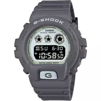 CASIO Men s G-SHOCK DW-6900HD-8JF [G-SHOCK HIDDEN GLOW Series] Round Watch Gray Resin Digital