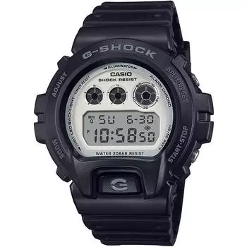 CASIO Men s G-SHOCK DW-6900WD-1JF [G-SHOCK Black and brilliant white Series] Round Watch Black