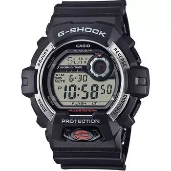 CASIO Men s G-SHOCK G-8900S-1JF [G-SHOCK] Round Watch Black Resin *Stainless Steel Digital