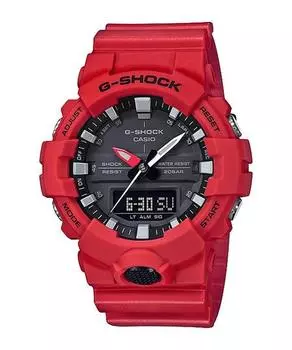 CASIO Men s G-SHOCK GA-100B-4AJF [G-SHOCK] Round Watch Red Resin Digital Analog
