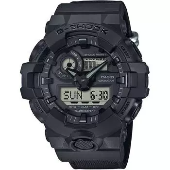 CASIO Men s G-SHOCK GA-700BCE-1AJF [G-SHOCK Utility black Series] Round Watch Black Resin