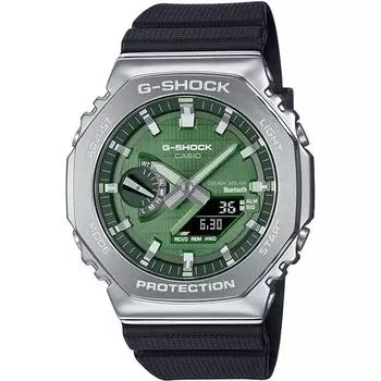 CASIO Men s G-SHOCK GBM-2100A-1A3JF [G-SHOCK Metal Covered Model] Round Watch Black Digital Analog