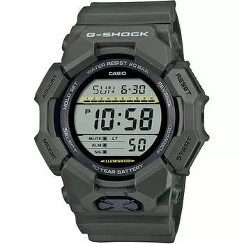 CASIO Men s G-SHOCK GD-010-3JF [G-SHOCK 10-YEAR BATTERY SERIES] Round Watch Green Digital