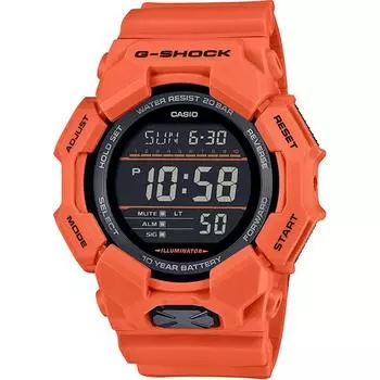 CASIO Men s G-SHOCK GD-010-4JF [G-SHOCK 10-YEAR BATTERY SERIES] Round Watch Orange Digital