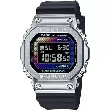 CASIO Men s G-SHOCK GM-5600RW-1JF [G-SHOCK Brick Pattern Design] Square Watch Black Digital