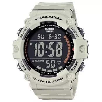 Casio Мужские электронные часы с уретановым ремешком AE-1500WH-8B2