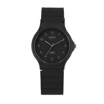 Casio Mq 24b 1bdf Mq 24b 1b Analog Sat Student Urethane Watch MQ-24B-1BDF