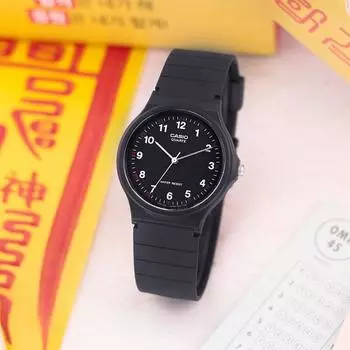 Casio MQ аналоговый малошумный общественный вступительный экзамен часы для сдачи вступительного экзамена в колледж подарок для сдающего экзамен