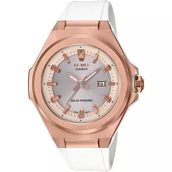CASIO MSG S500G 7A2JF [корпус из розового золота BABY GG MS с белым ремешком]