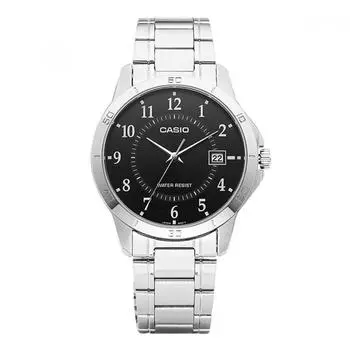 Casio Mtp V004d 1budf Mtp V004d 1b Аналоговые Sat Студенческие Мужские Металлические Часы MTP-V004D-1BUDF