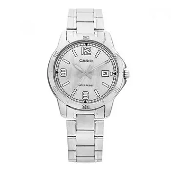 Casio Mtp V004d 7b2udf Mtp V004d 7b2 Аналоговые Sat Студенческие Мужские Металлические Часы MTP-V004D-7B2UDF