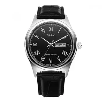 CaSio Mtp V006l 1budf Mtp V006l 1b аналоговые Sat студенческие мужские часы с кожаным ремешком MTP-V006L-1BUDF