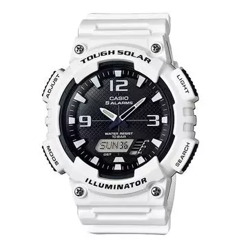 [Casio] Мужские часы Casio Collection AQ-S810WC-7AJH Белые цифровые спортивные часы