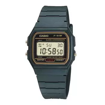 [Casio] Мужские часы Casio Collection F-91WG-9QJH Black Gold Web Exclusive Japan Model, Мужские часы
