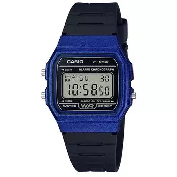 [Casio] Мужские часы Casio Collection F-91WM-2AJH Black Digital Classic