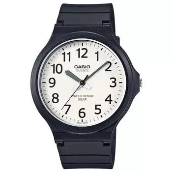 [Casio] Мужские часы Casio Collection MW-240-7BJH Black Casual Timepiece