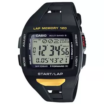 [Casio] Мужские часы Casio Collection STW-1000-1JH Черные спортивные часы