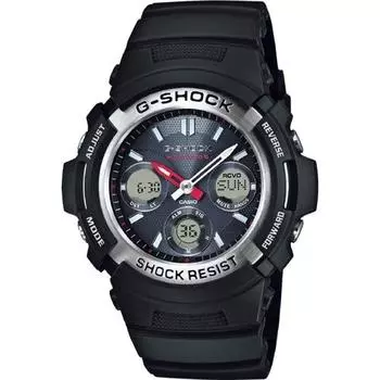 CASIO Мужские часы G-SHOCK AWG-M100-1AJF [G-SHOCK MULTIBAND6] Круглые черные нержавеющие цифровые аналоговые