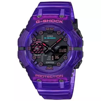 Casio Мужские часы G-Shock, Bluetooth, фиолетовые, GA-B001CBRS-6AJF, авторизованная модель в Японии