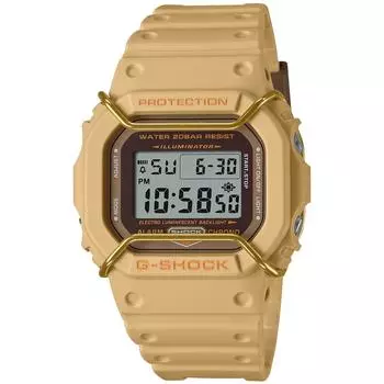 Casio Мужские часы G-Shock DW-5600PT-5JF, серия Tone on Tone, коричневые, подлинная японская модель