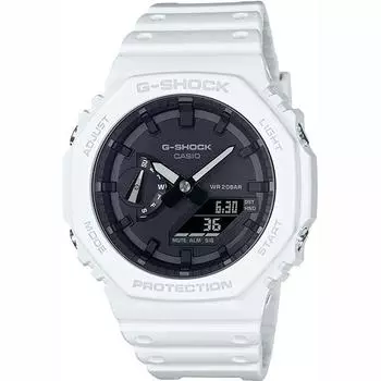 CASIO Мужские часы G-SHOCK GA-2100-7AJF [G-SHOCK 20 атм водонепроницаемые серии GA-2100] Круглые белые