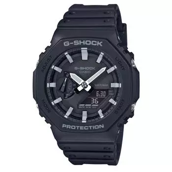 [Casio] Мужские часы G-Shock GA-2100-1AJF Black Carbon Core Guard, версия от официального дилера в Японии