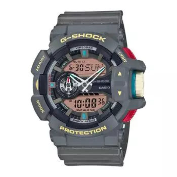 Casio Мужские часы G-Shock GA-400PC-8AJF, винтажный серый цвет, настоящая японская модель