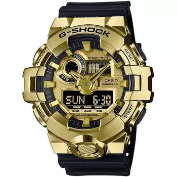CASIO Мужские часы G-SHOCK GM-700G-9AJF [G-SHOCK] Круглые часы Черная смола (Биомасса) *Нержавеющая сталь