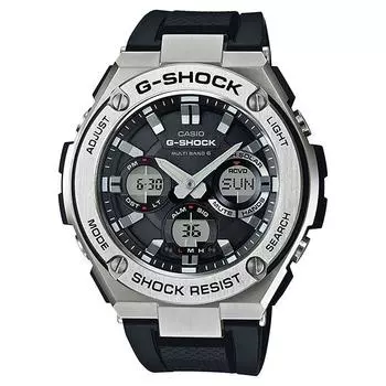 Casio Мужские часы G-SHOCK GST-W110-1AJF [G-STEEL] круглые черные нержавеющие цифровые аналоговые