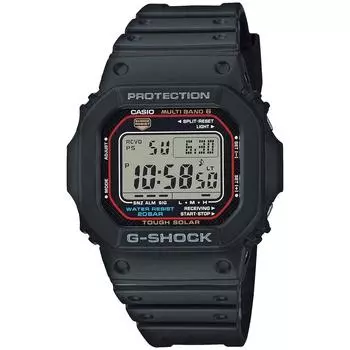 [CASIO] Мужские часы G-Shock, радио на солнечной батарее, супериллюминатор (Светодиод высокой яркости), GW-M5610U-1JF, черный, авторизованный дилер