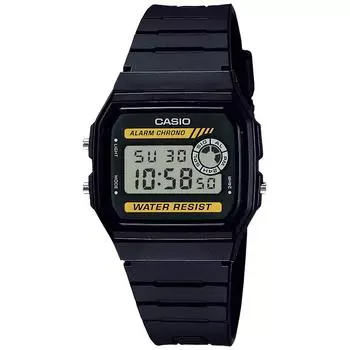 [Casio] Мужские черные часы - Коллекция Casio F-94WA-9JH Цифровые ретро-стили