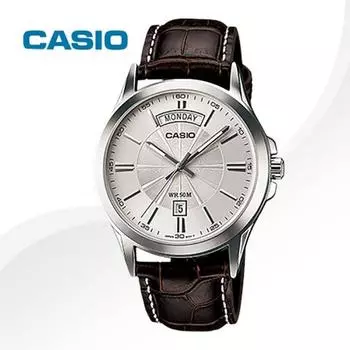 Мужские кожаные часы Casio MTP-1381L
