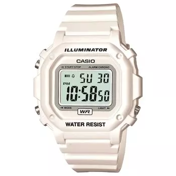 [Casio] Мужские стандартные цифровые часы F-108WHC-7BJF Белые