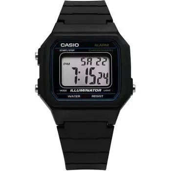 Casio Мужские стандартные цифровые спортивные уретановые часы W-217H-1AVDF