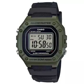 Casio Мужские уретановые наручные часы W-218H-3A