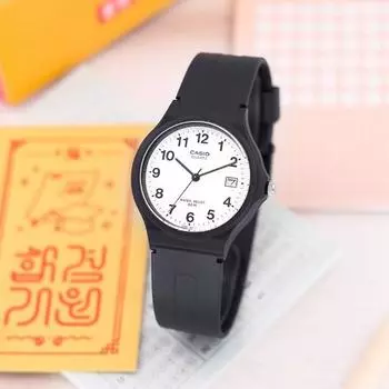 Casio MW Унисекс Студент колледжа Тест на учебные способности Аналоговые часы с низким уровнем шума