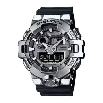 [caSio] Наручные часы G Shock [] Металлическое покрытие из биомассы, пластик, для использования Gm 700 1 Ajf, мужские, S, черные
