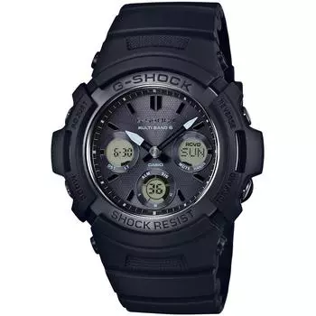 [Casio] Наручные часы G SHOK [] Радиобраслет Sun AWG M100SBB 1AJF для женщин Черный