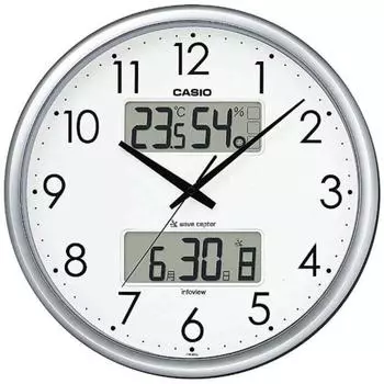 Casio Настенные часы [волновой рецептор] Серебряные Itm650j8jf [с функцией автоматического радиоприема]