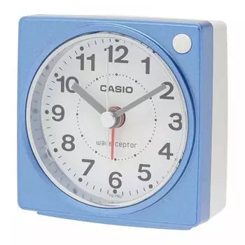 CASIO Настольные часы радиочасы аналоговые квадратные синие TQ-750J-2JF