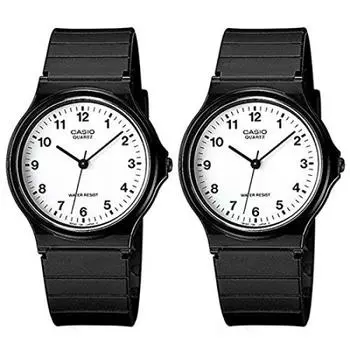 CASIO Pair BOX Casio Watch Pair Watch Стандартные аналоговые черные часы [Casio] MQ-24-7BLLJFMQ-24-7BLLJF [Товар]