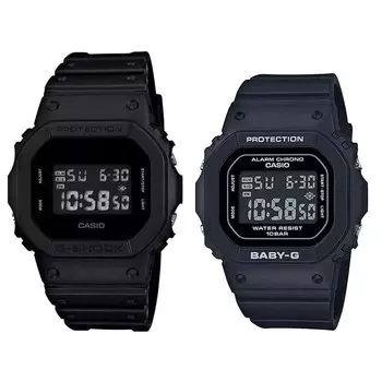 CASIO Pair Watch Baby G Водонепроницаемые черные цифровые часы [Casio] G-SHOCK Baby-G Мужские Женские G-Shock dw-5600ubb-1jfbgd-565u-1jf []